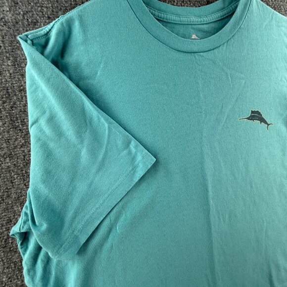 Tommy Bahama Relax Graphic T Shirt Blue Logo Tequila Graphic Alcohol Medium - Picture 8 of 10